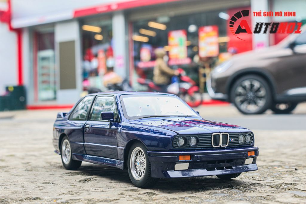 Mô hình xe BMW M3 E30 full open - có đèn - âm thanh tỉ lệ 1:24 JinliFang OT24035