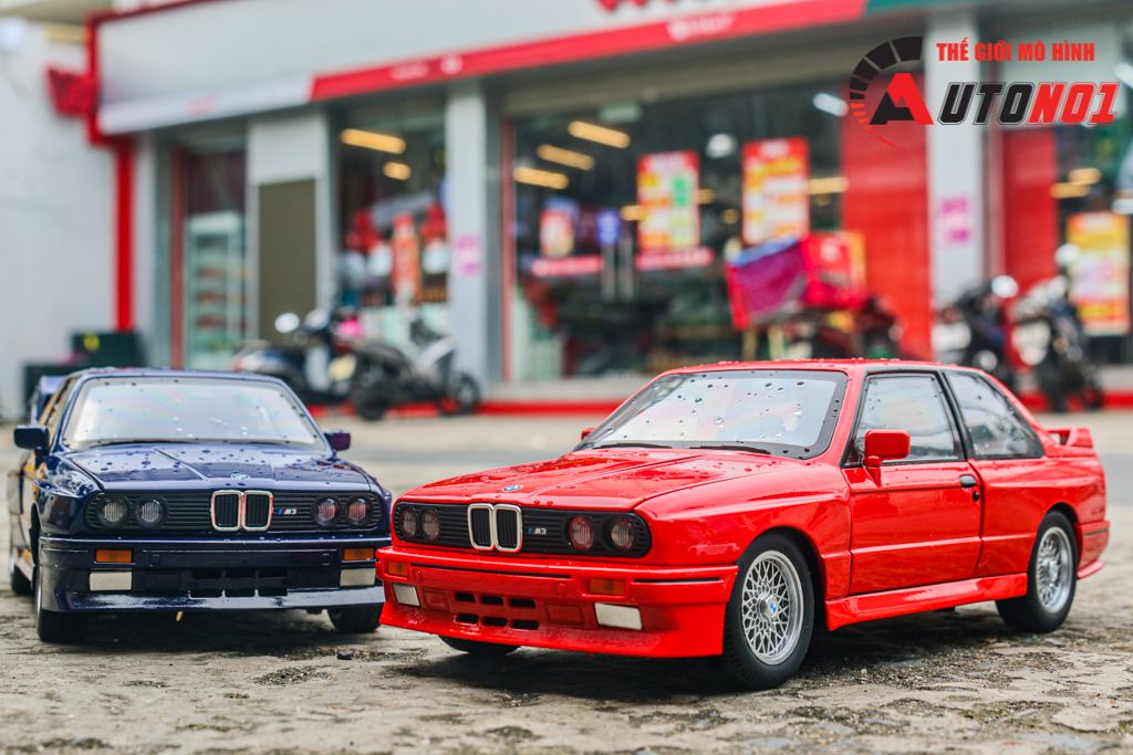 Mô hình xe BMW M3 E30 full open - có đèn - âm thanh tỉ lệ 1:24 JinliFang OT24035