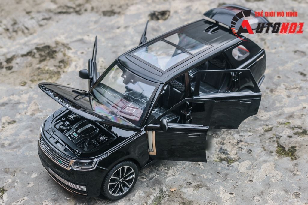 Mô hình xe Land Rover Range Rover SV2022 full open - có đèn - âm thanh tỉ lệ 1:24 Alloy Model OT24044