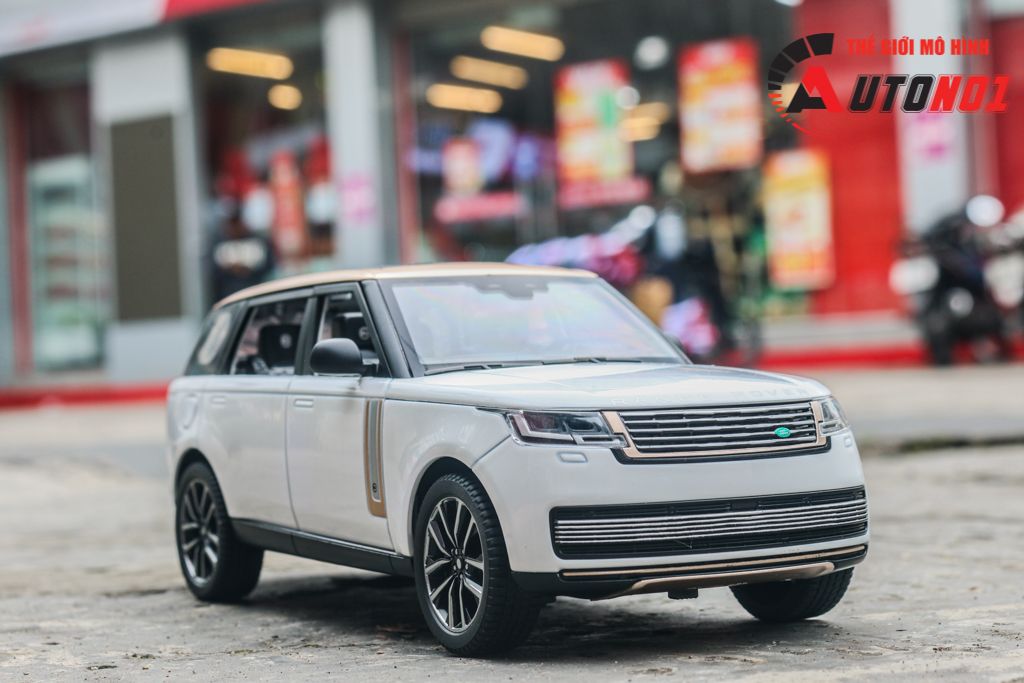 Mô hình xe Land Rover Range Rover SV2022 full open - có đèn - âm thanh tỉ lệ 1:24 Alloy Model OT24044
