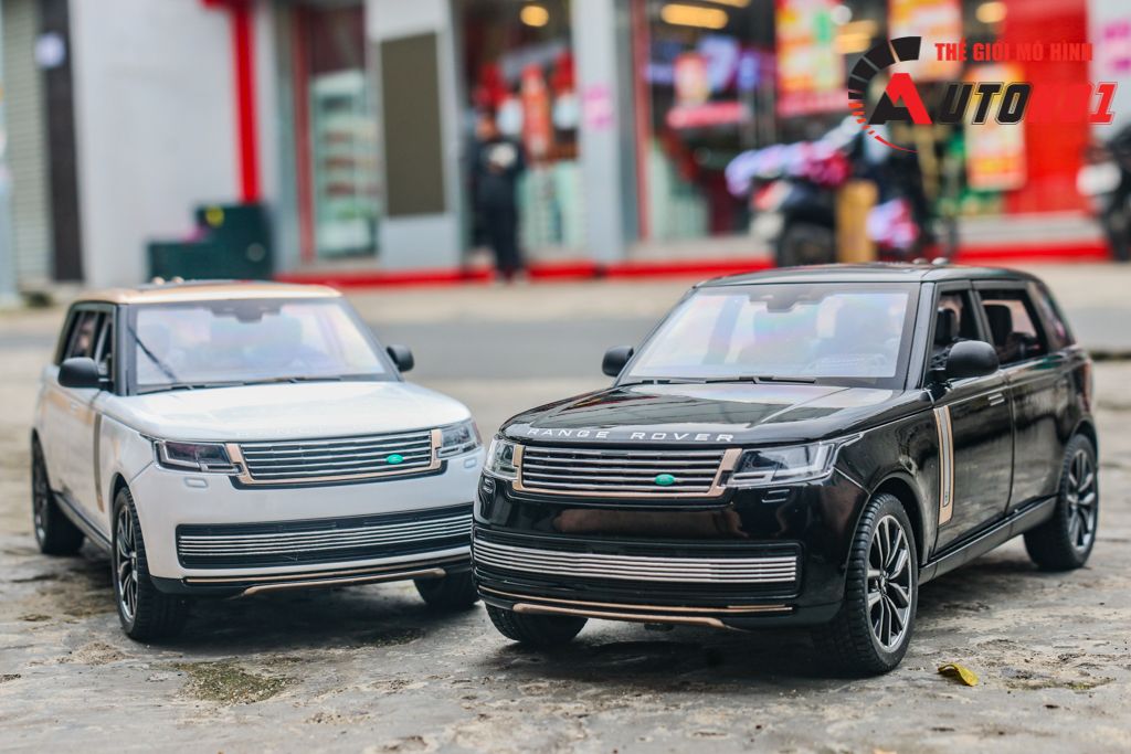 Mô hình xe Land Rover Range Rover SV2022 full open - có đèn - âm thanh tỉ lệ 1:24 Alloy Model OT24044