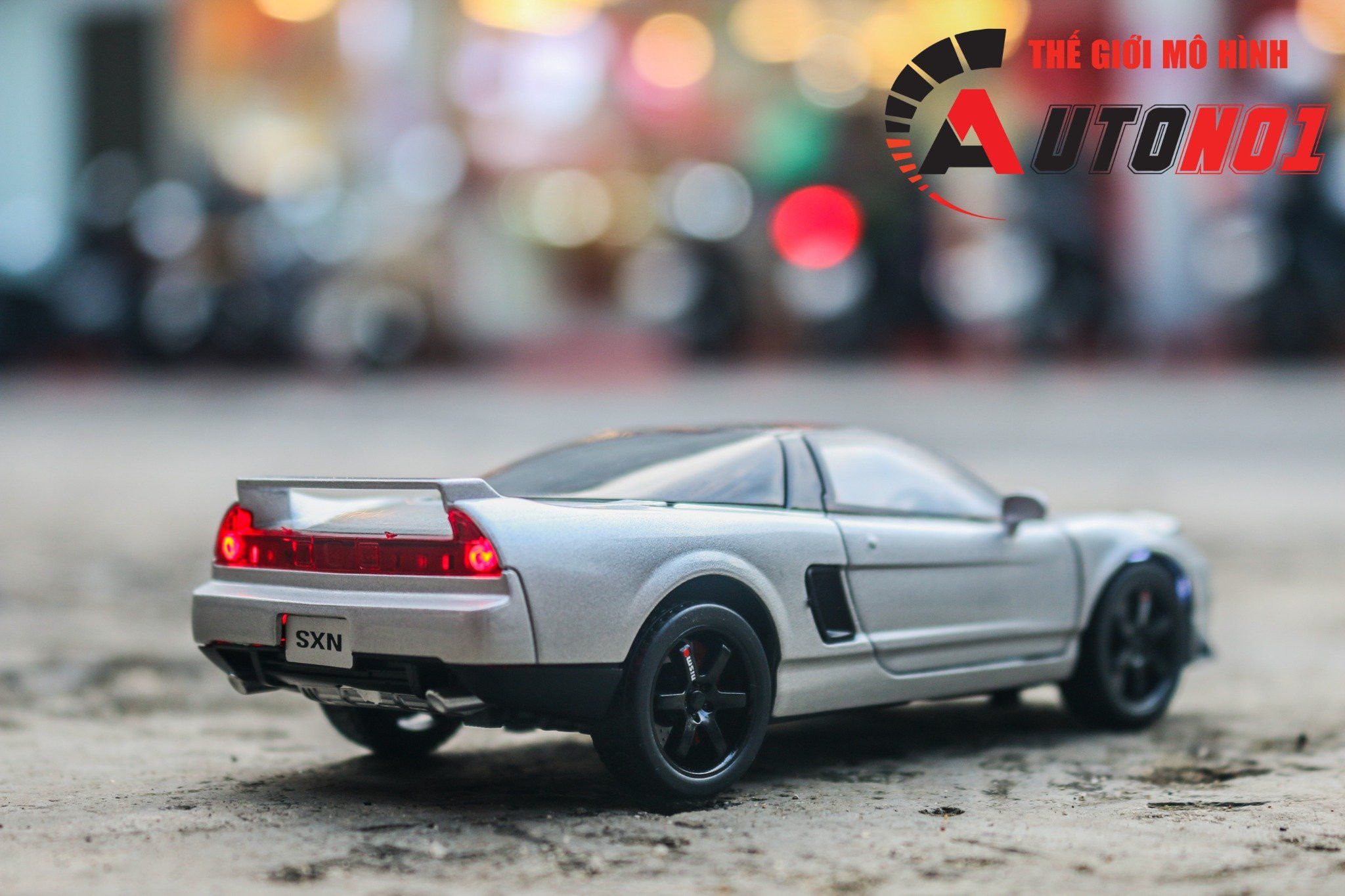 Mô hình xe Honda NSX full open - đánh lái tỉ lệ 1:32 Alloy Model OT32008