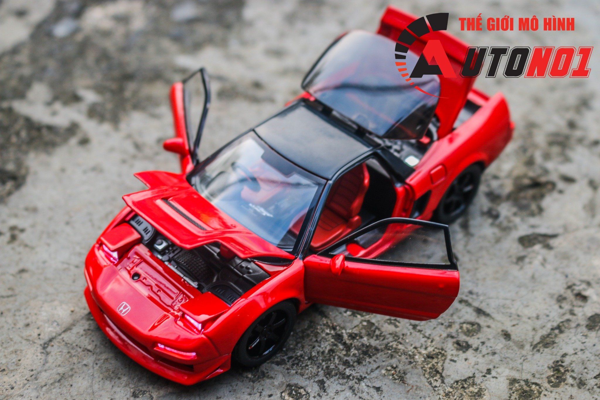 Mô hình xe Honda NSX full open - đánh lái tỉ lệ 1:32 Alloy Model OT32008
