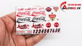  Decal nước Decal nước hãng Coca Cola 1:64 Autono1 DC503a 