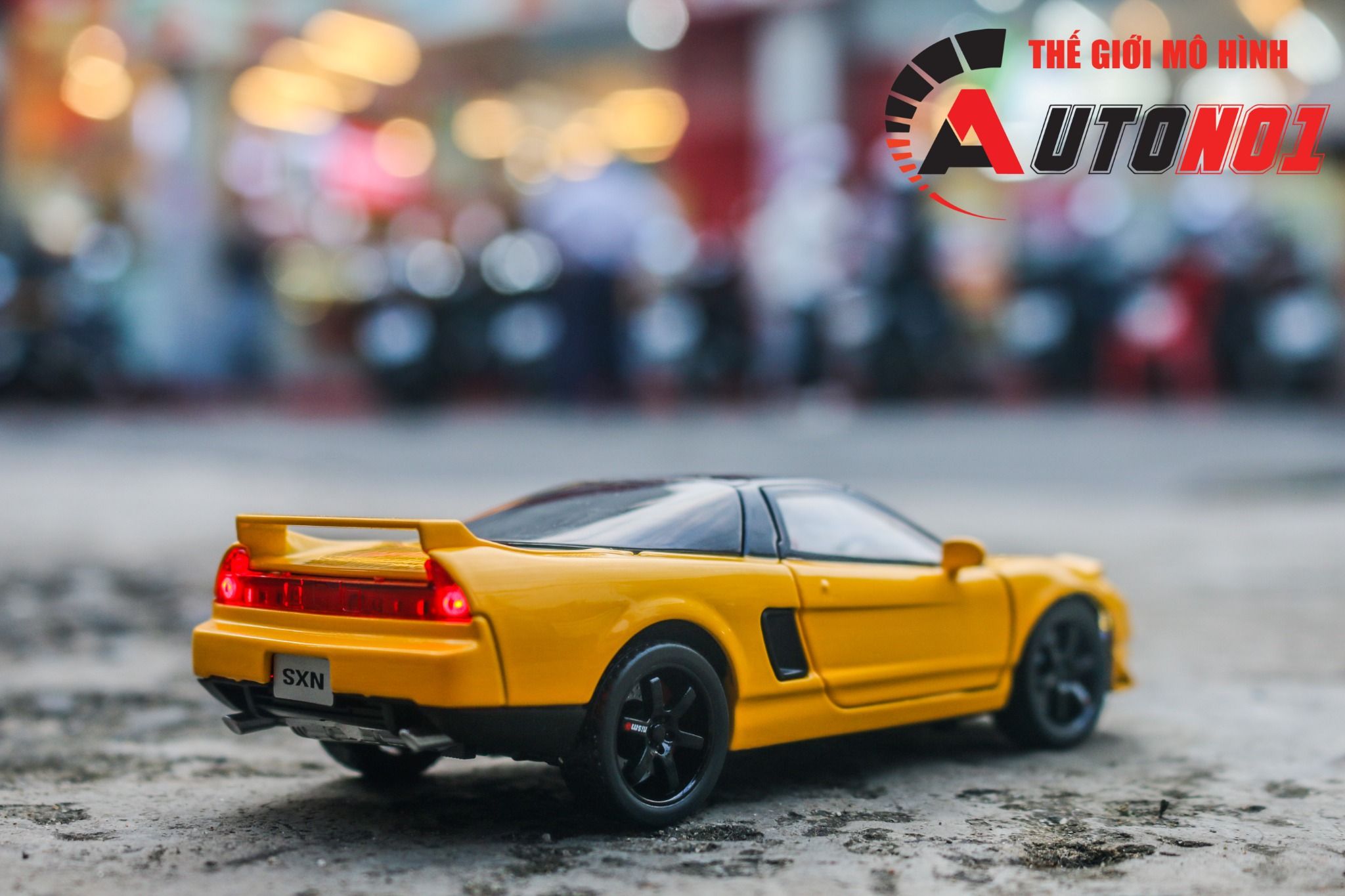 Mô hình xe Honda NSX full open - đánh lái tỉ lệ 1:32 Alloy Model OT32008