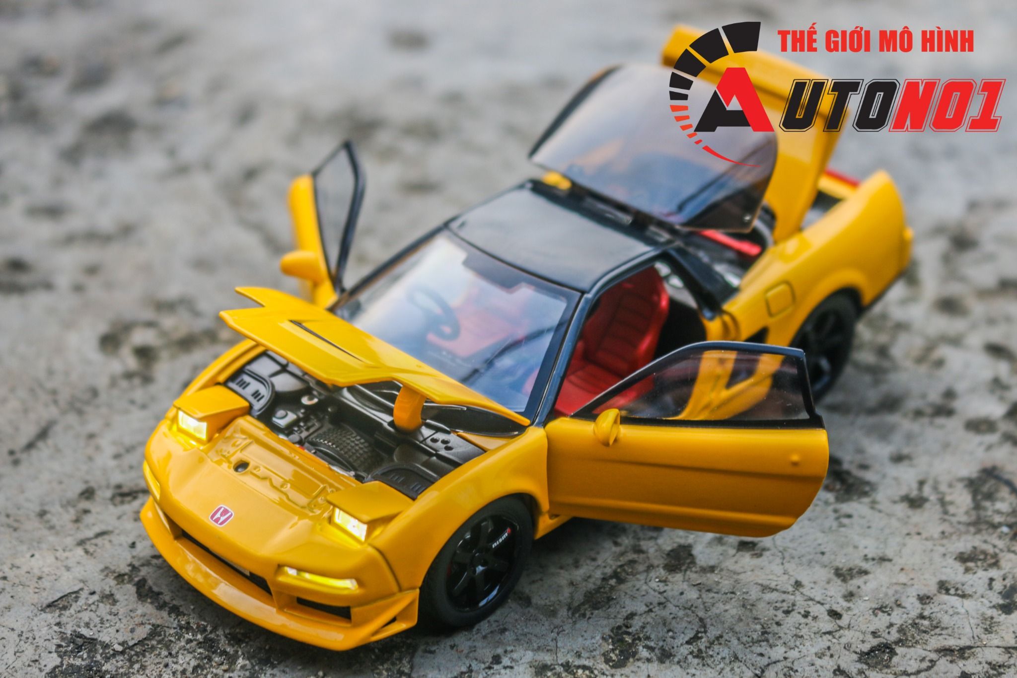 Mô hình xe Honda NSX full open - đánh lái tỉ lệ 1:32 Alloy Model OT32008