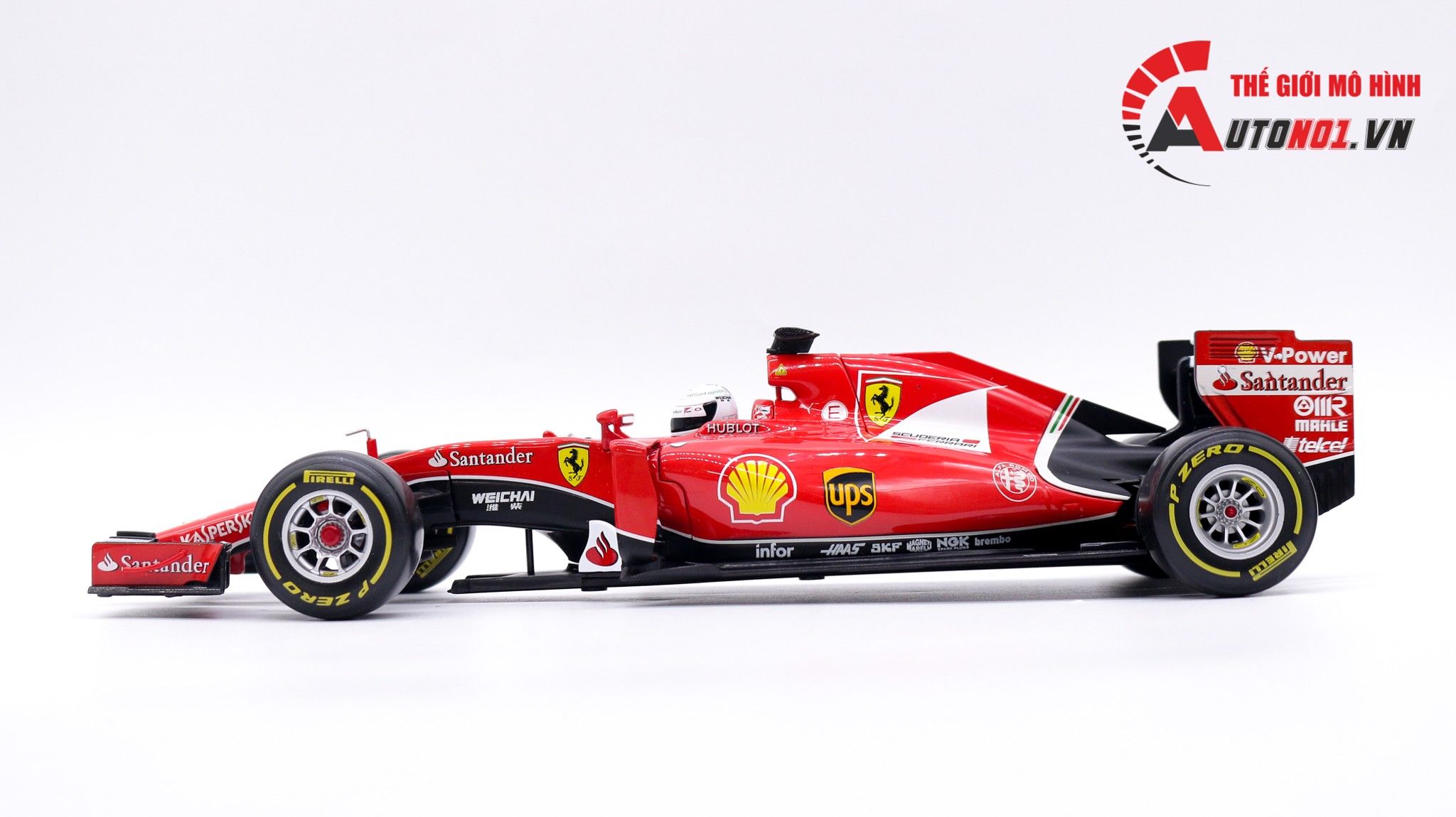  Xe mô hình Ferrari F1 Sf15-T No.5 S.Vettel 2015 1:18 Bburago 1672 