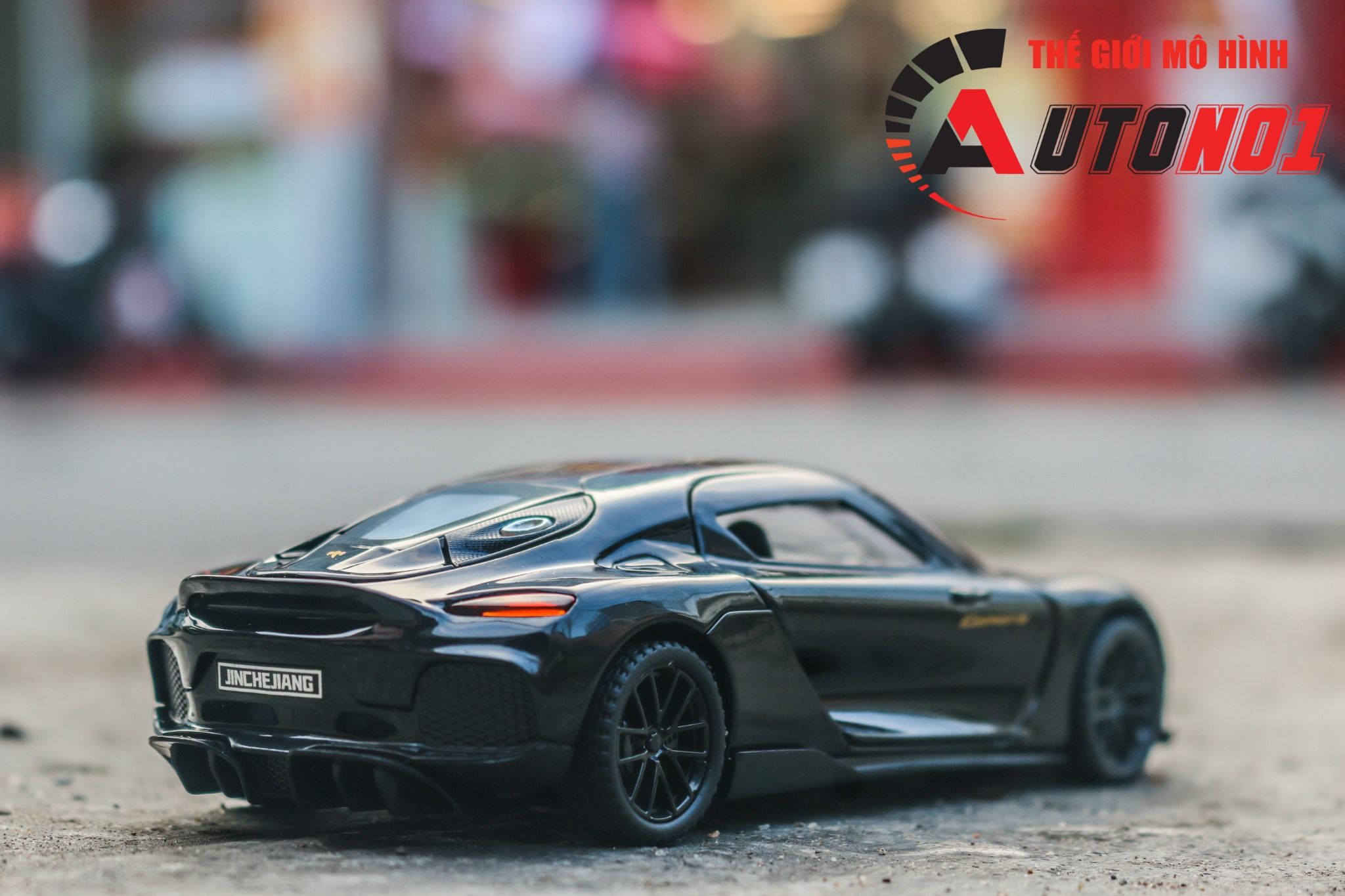 Mô hình xe Koenigsegg Gemera full open - có đèn - âm thanh tỉ lệ 1:32 Alloy Model OT32007