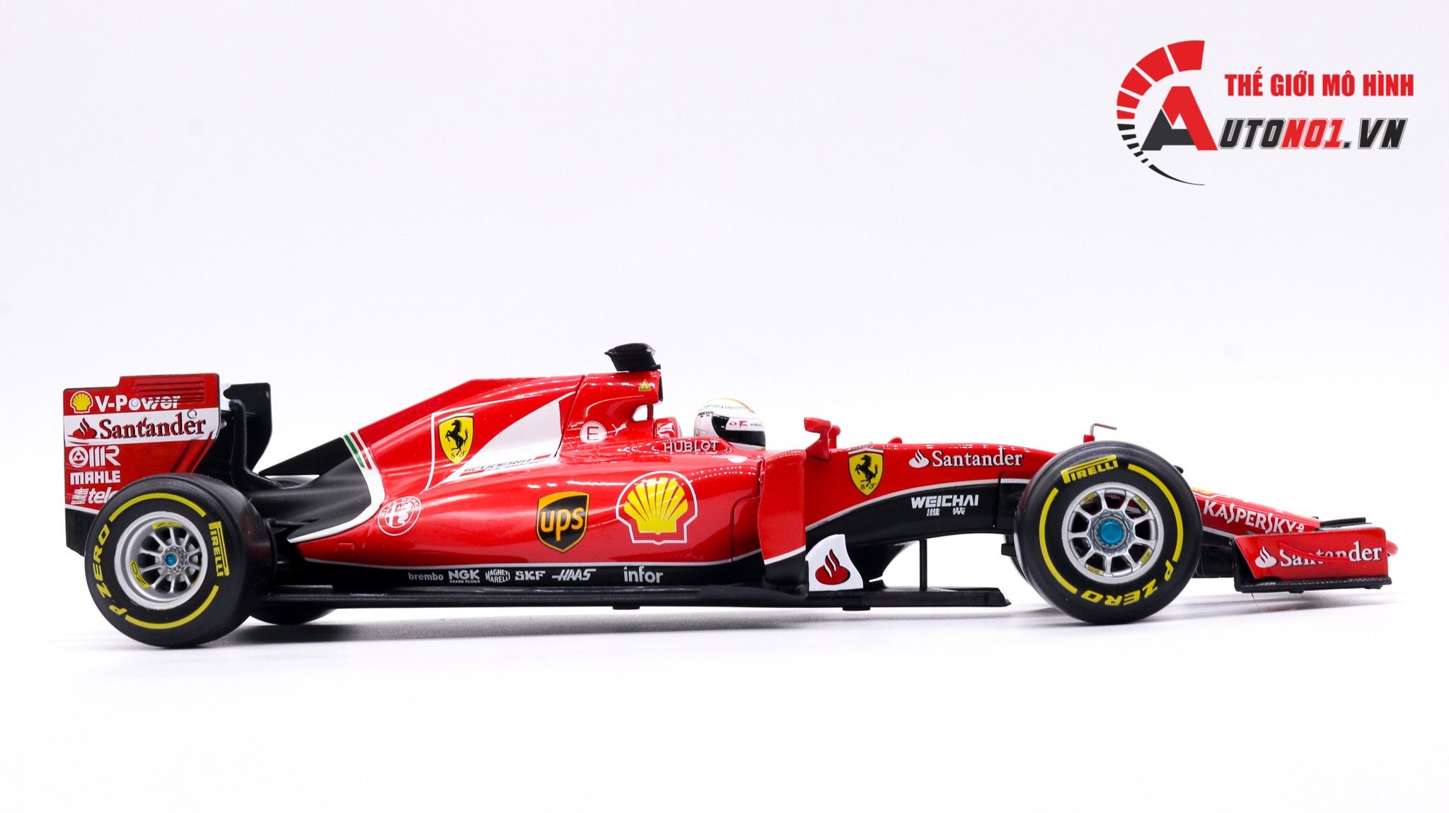  Xe mô hình Ferrari F1 Sf15-T No.5 S.Vettel 2015 1:18 Bburago 1672 