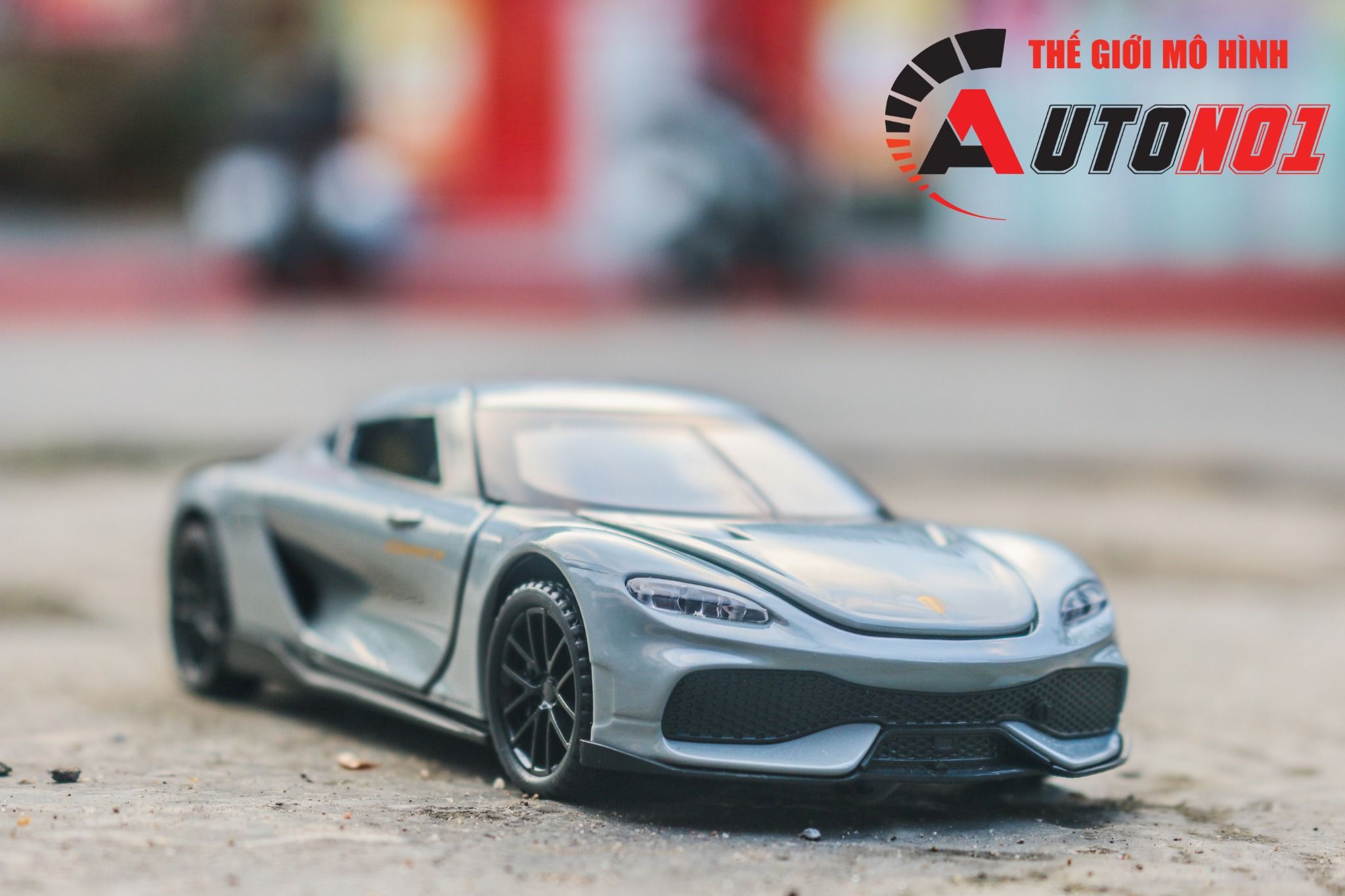 Mô hình xe Koenigsegg Gemera full open - có đèn - âm thanh tỉ lệ 1:32 Alloy Model OT32007
