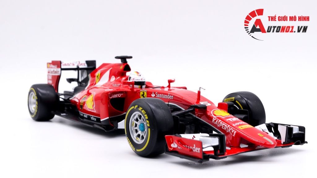 XE MÔ HÌNH FERRARI F1 SF15-T NO.5 S.VETTEL 2015 1:18 BBURAGO 1672