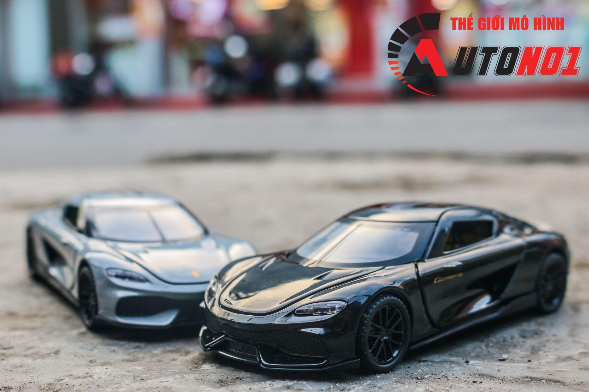 Mô hình xe Koenigsegg Gemera full open - có đèn - âm thanh tỉ lệ 1:32 Alloy Model OT32007
