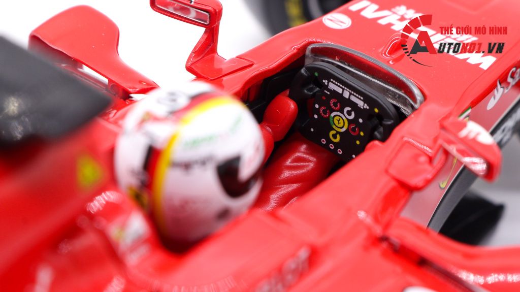 XE MÔ HÌNH FERRARI F1 SF15-T NO.5 S.VETTEL 2015 1:18 BBURAGO 1672