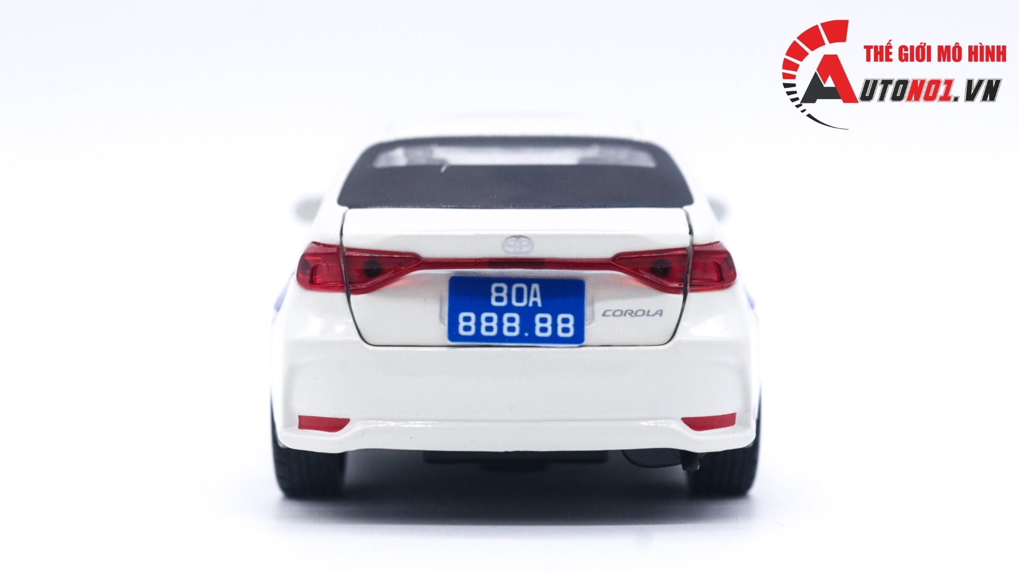 Mô hình xe ô tô độ CSGT Toyota Corolla Altis 2022 full open 1:32 Che Zhi Autono1 OT130
