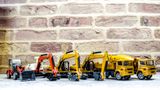  Mô hình bộ 6 xe công trình 1:60 hytruck 7602 