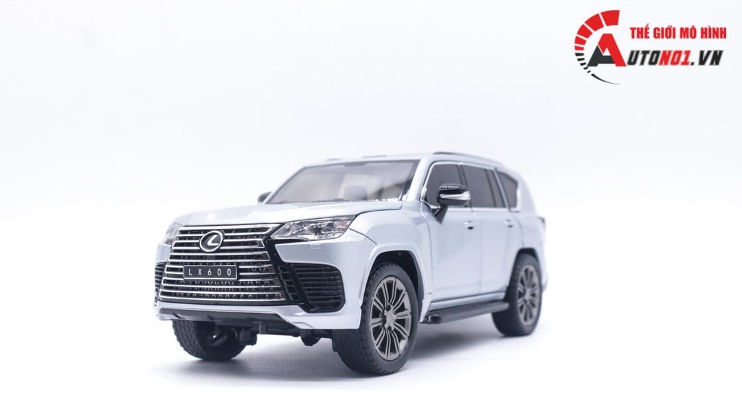 Mô hình xe Lexus LX600 full kính full open tỉ lệ 1:24 Chimei model OT126