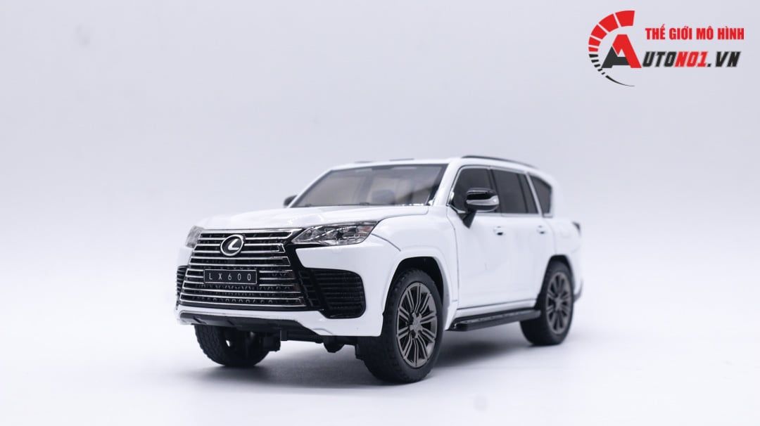 Mô hình xe Lexus LX600 full kính full open tỉ lệ 1:24 Chimei model OT126