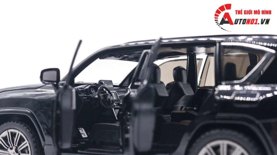 Mô hình xe Lexus LX600 full kính full open tỉ lệ 1:24 Chimei model OT126