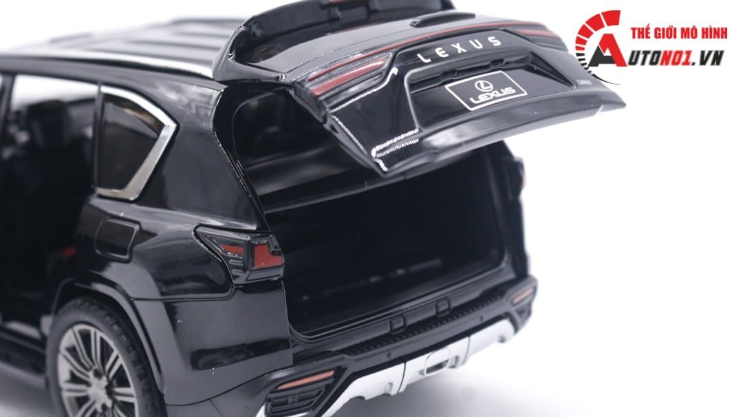 Mô hình xe Lexus LX600 full kính full open tỉ lệ 1:24 Chimei model OT126