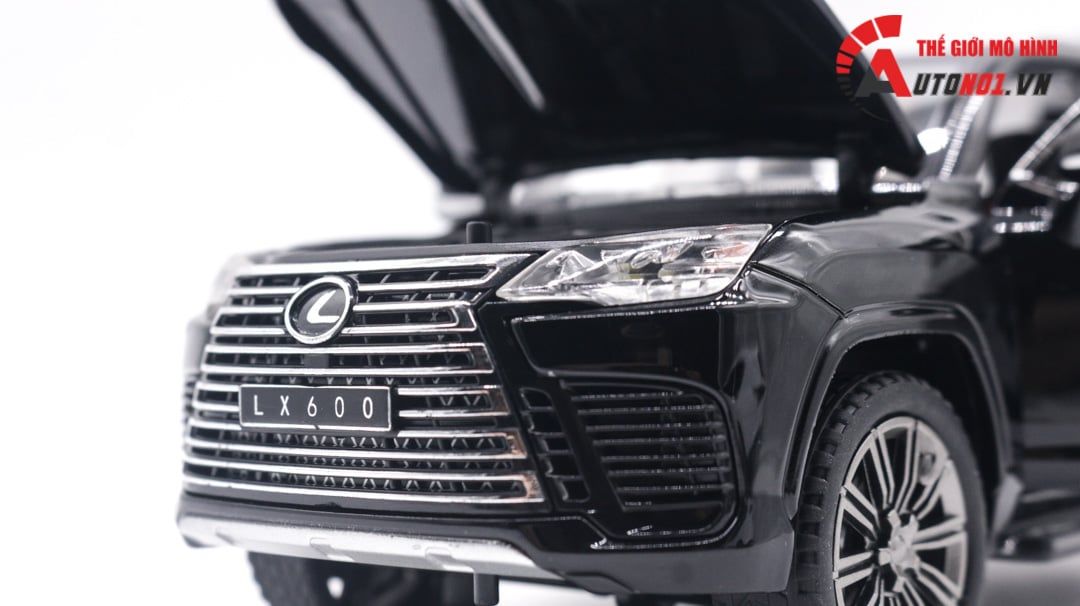 Mô hình xe Lexus LX600 full kính full open tỉ lệ 1:24 Chimei model OT126