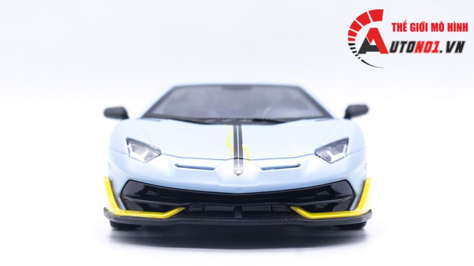  Mô hình xe Lamborghini Aventador Svj63 đánh lái được full open 1:24 CCA 68269K 8008 