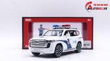  Mô hình xe cảnh sát Toyota Land Cruiser LC300 tỉ lệ 1:32 Alloy Model OT129 
