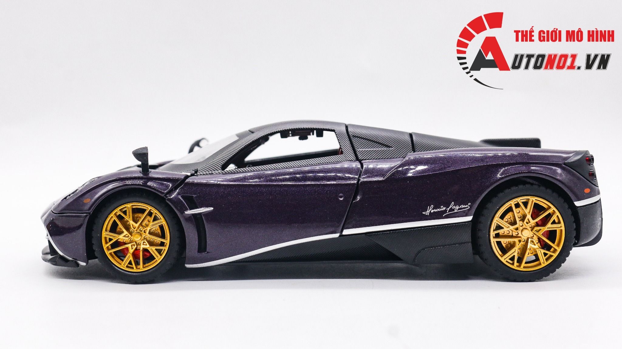 Mô hình xe Pagani Huayra Dinastia đánh lái được full open 1:24 Chezhi OT399