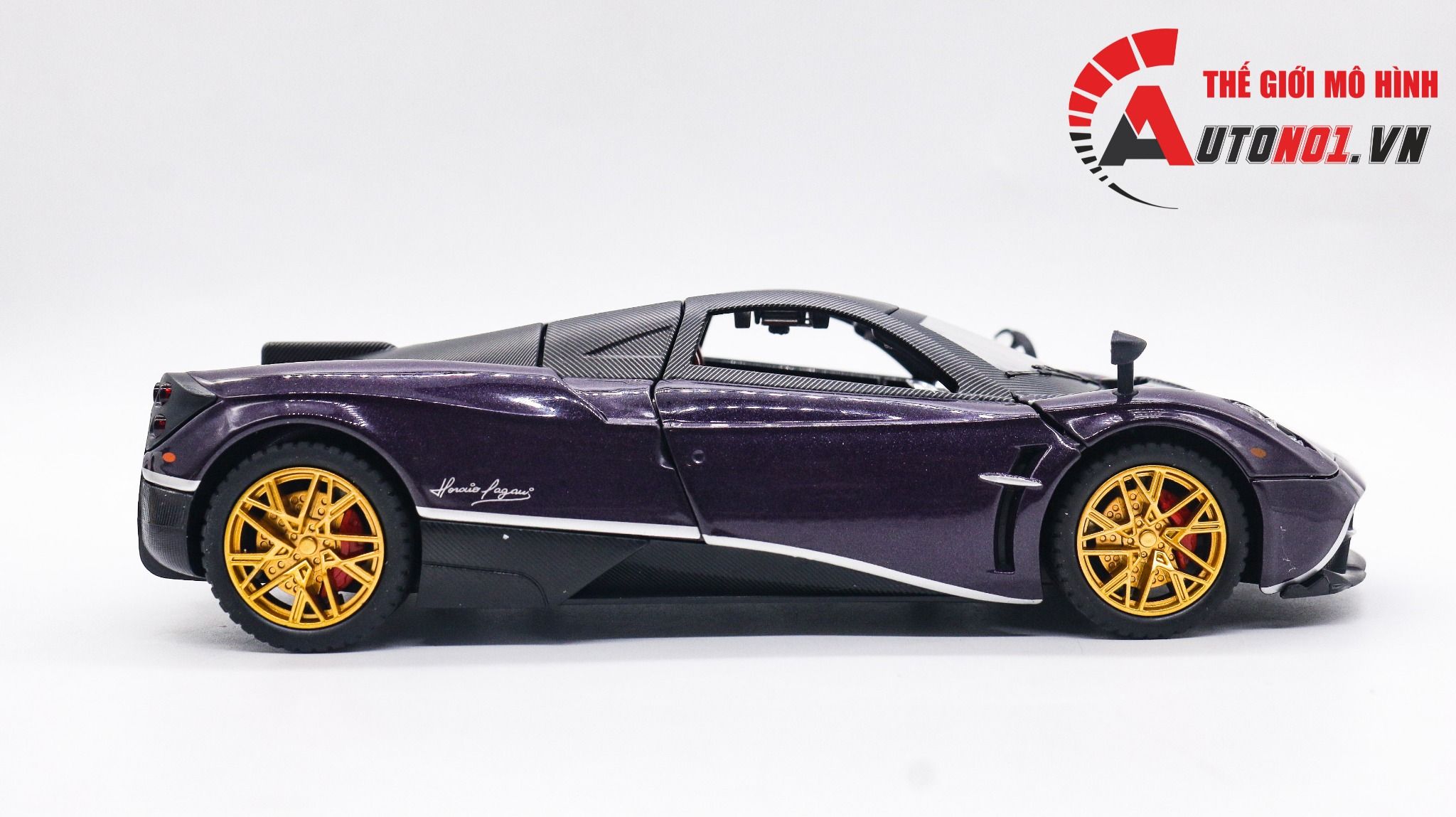 Mô hình xe Pagani Huayra Dinastia đánh lái được full open 1:24 Chezhi OT399