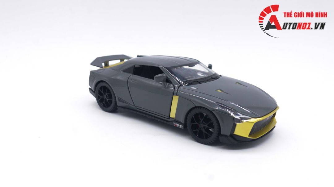 Mô hình xe ô tô Nissan GT-R50 tỉ lệ 1:32 Alloy model OT137