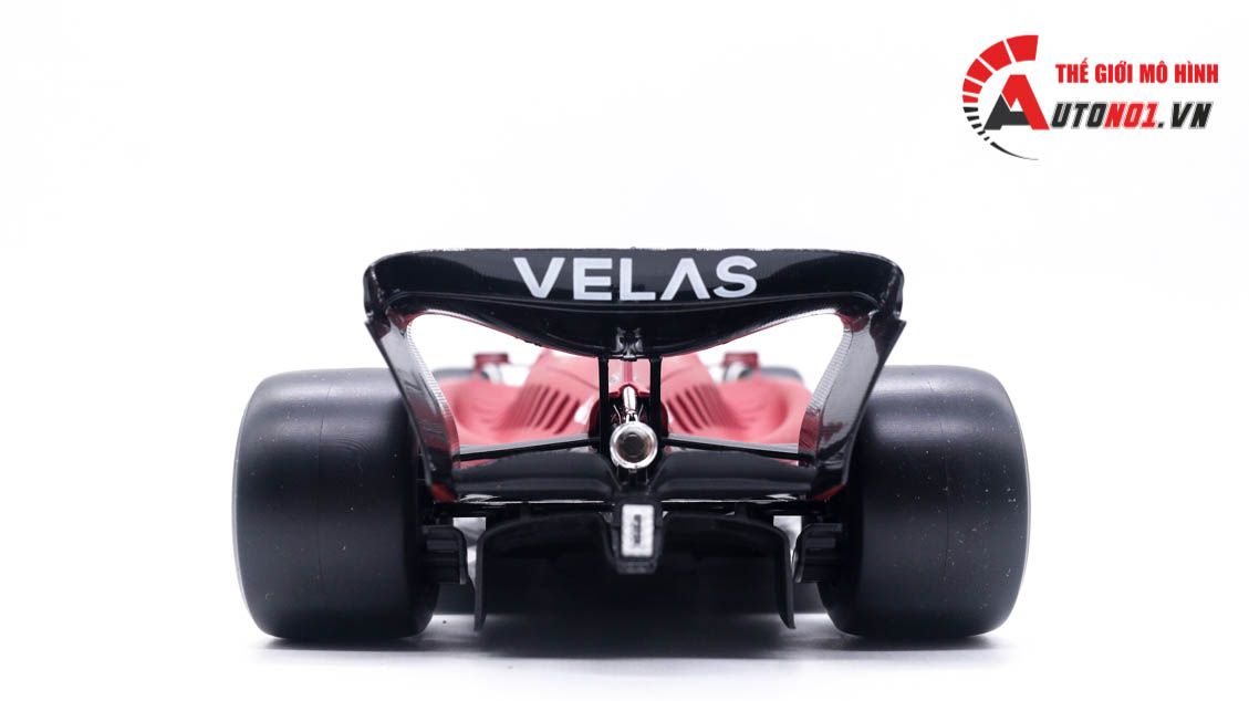 Mô hình xe đua F1-75 Ferrari Formula Racing 2022 tỉ lệ 1:18 Bburago 8115