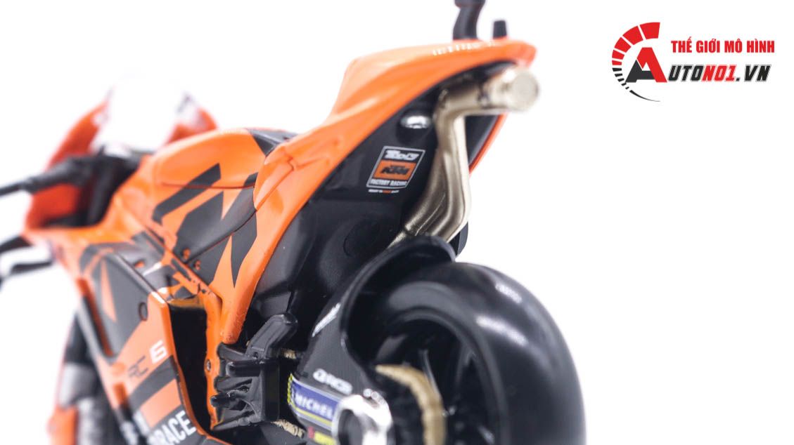  Mô hình xe mô tô GP KTM RC16 Factory Racing 2021 tỉ lệ 1:18 Maisto 8117 