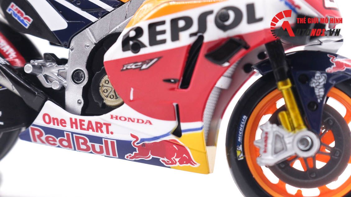  Mô hình xe mô tô GP Honda Repsol RC213V 2021 tỉ lệ 1:18 Maisto 8116 