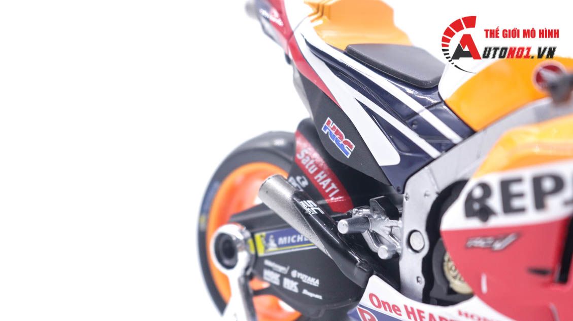 Mô hình xe mô tô GP Honda Repsol RC213V 2021 tỉ lệ 1:18 Maisto 8116