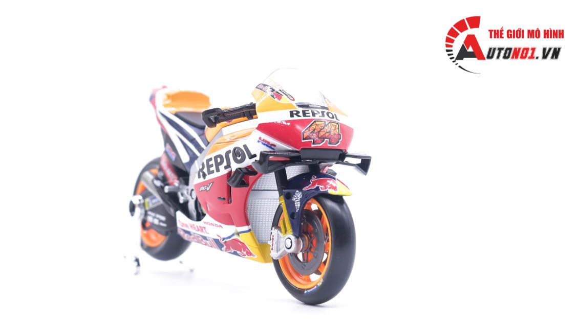 Mô hình xe mô tô GP Honda Repsol RC213V 2021 tỉ lệ 1:18 Maisto 8116