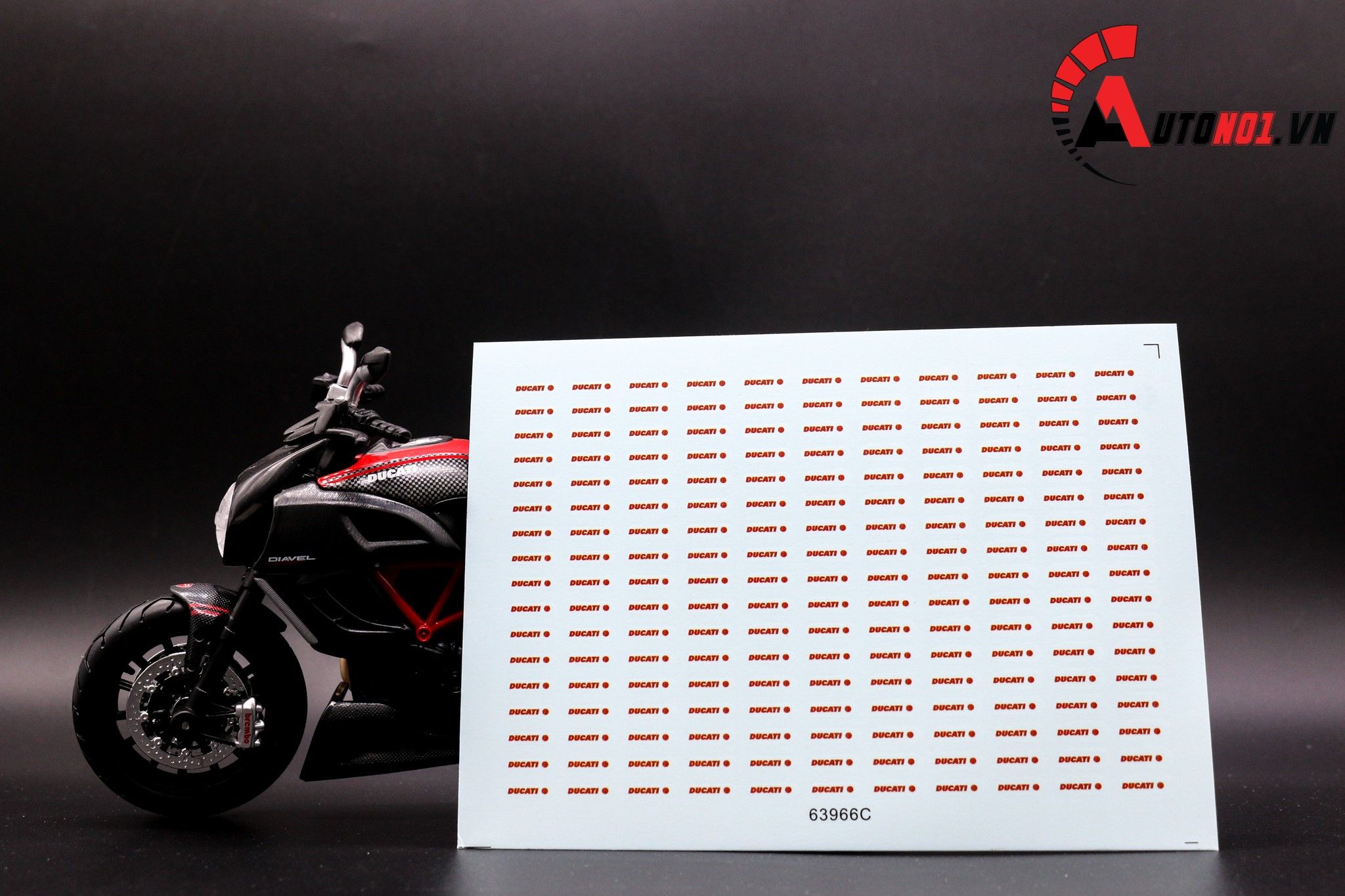  Decal nước Ducati Corse Chữ Nhỏ 1199 63966c DC015 