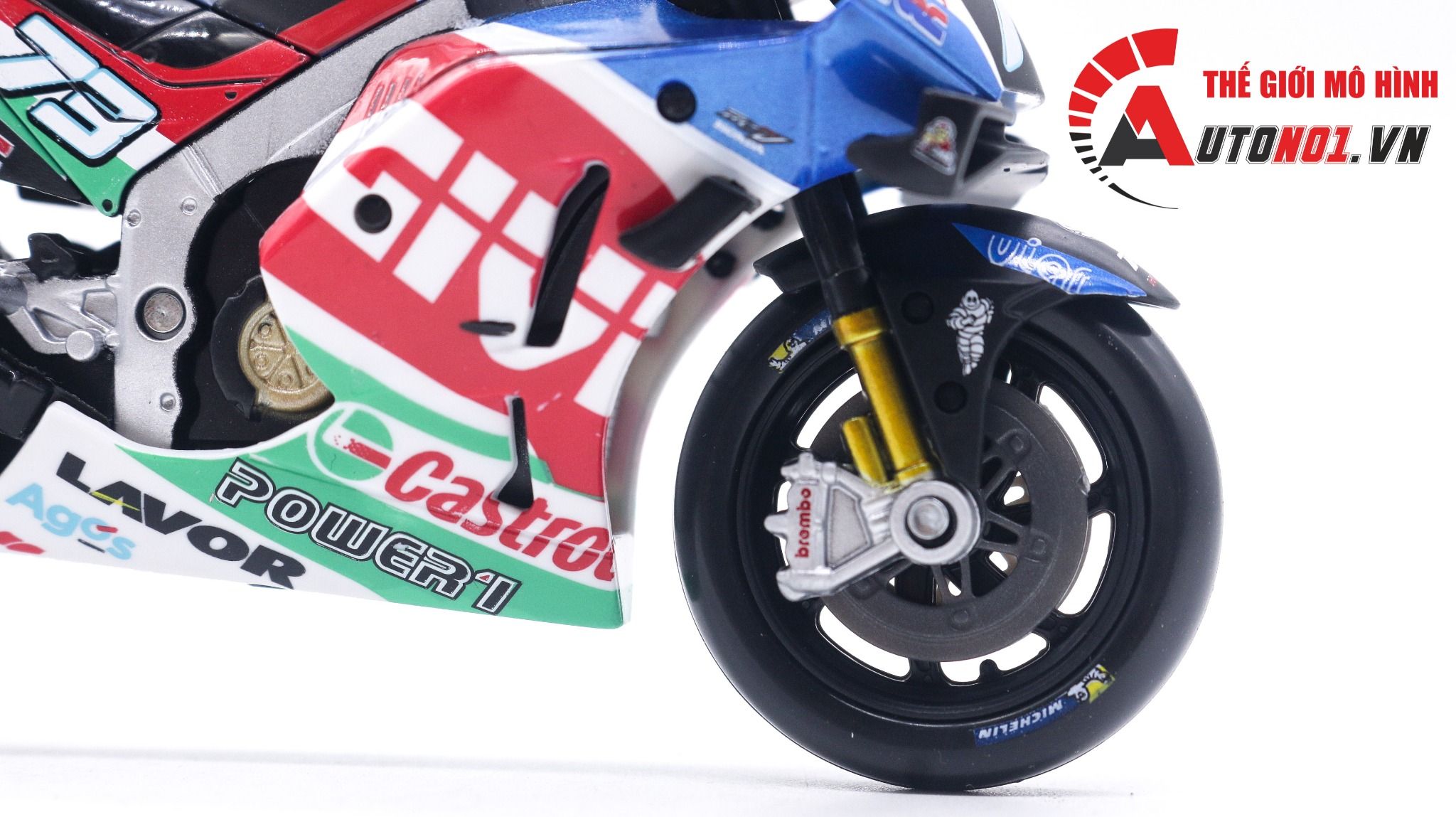  Mô hình xe mô tô GP Honda Team LCR 2021 tỉ lệ 1:18 Maisto 8127 