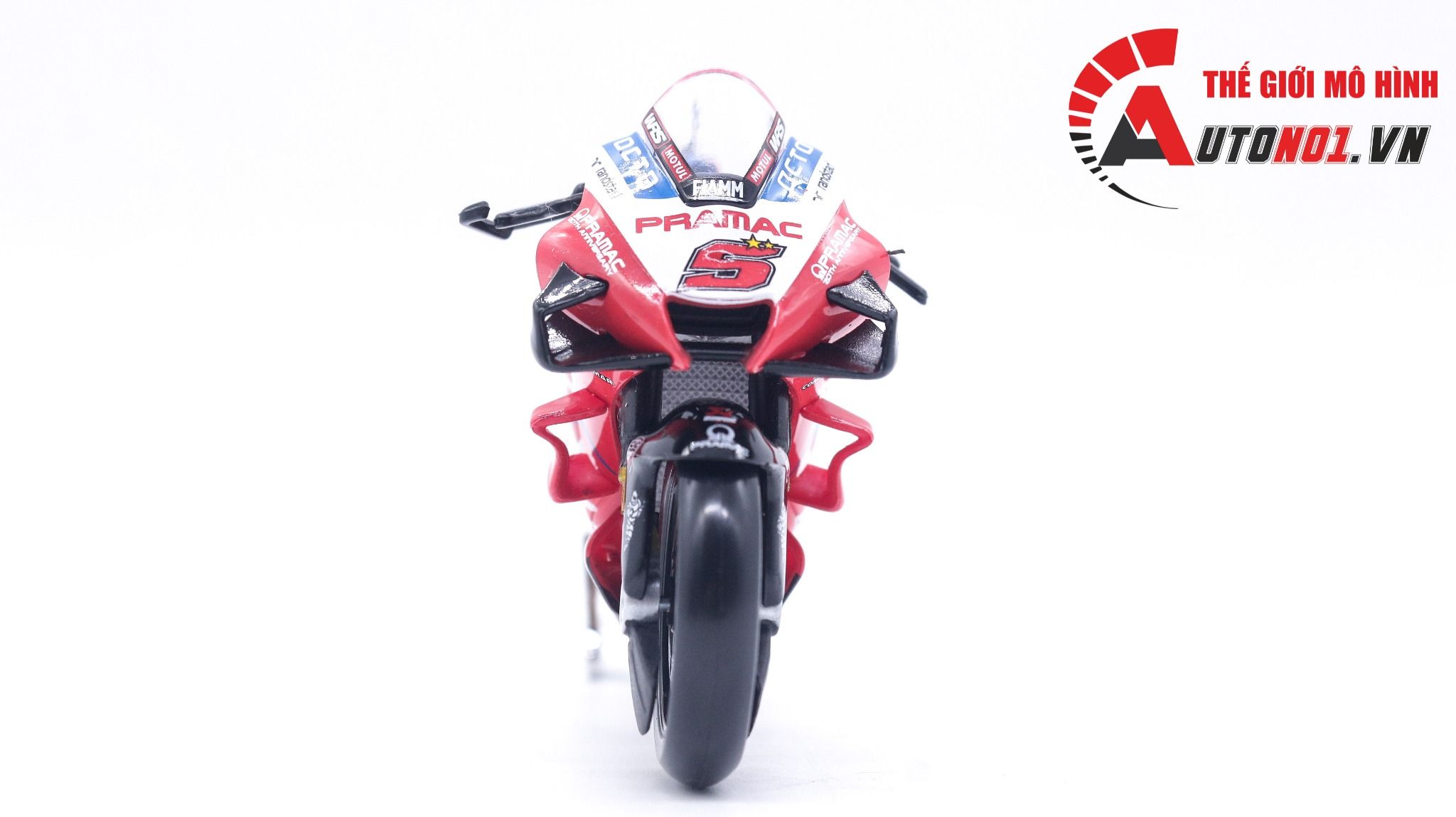  Mô hình xe mô tô GP Ducati Desmoscidici Pramac Racing 2021 tỉ lệ 1:18 Maisto 8124 