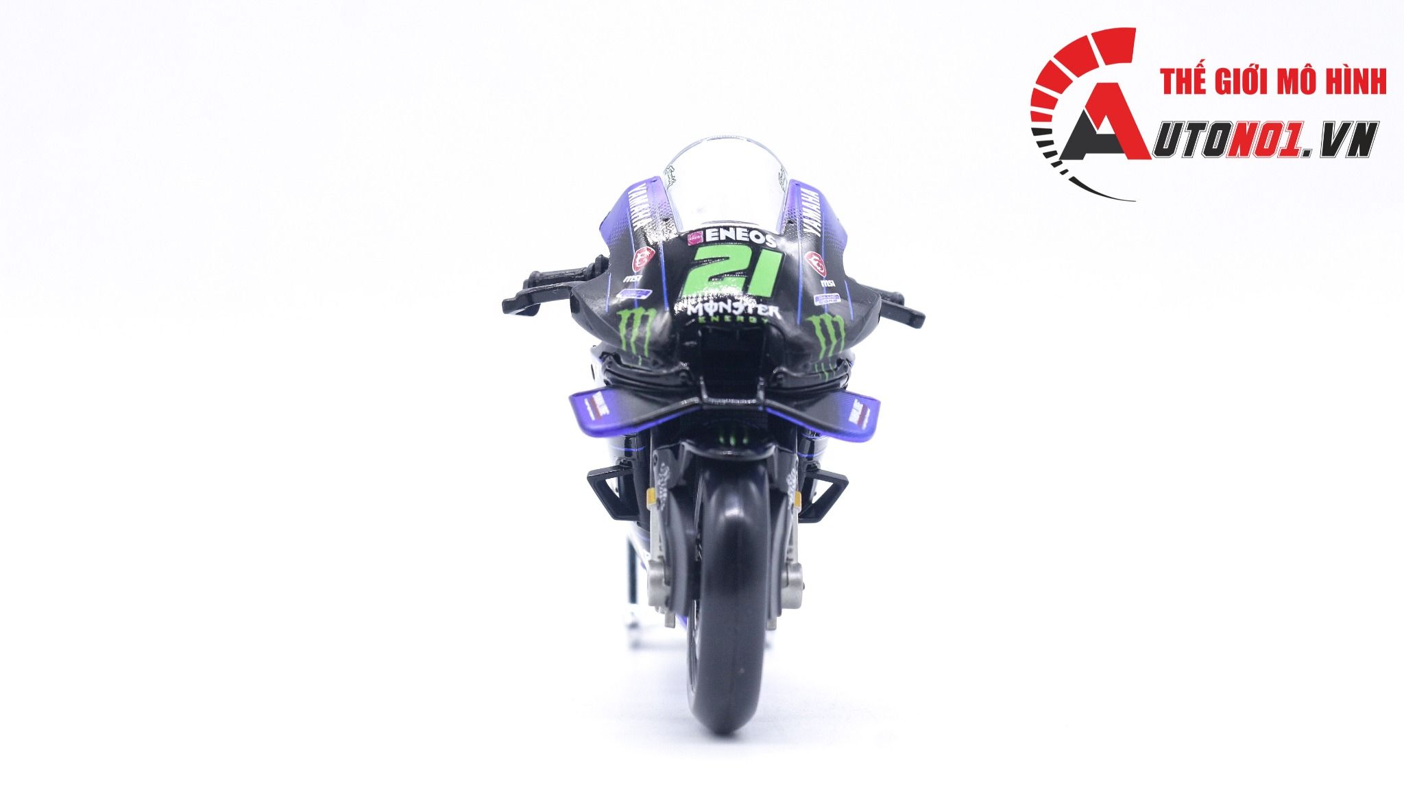  Mô hình xe mô tô GP M1 Yamaha Monster Energy Racing 2022 tỉ lệ 1:18 Maisto 8126 