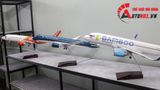  Mô hình máy bay Vietjet Air Airbus A320 47cm 1:130 có đèn led tự động theo tiếng vỗ tay hoặc chạm MB47003 