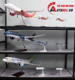  Mô hình máy bay Vietjet Air Airbus A320 47cm 1:130 có đèn led tự động theo tiếng vỗ tay hoặc chạm MB47003 