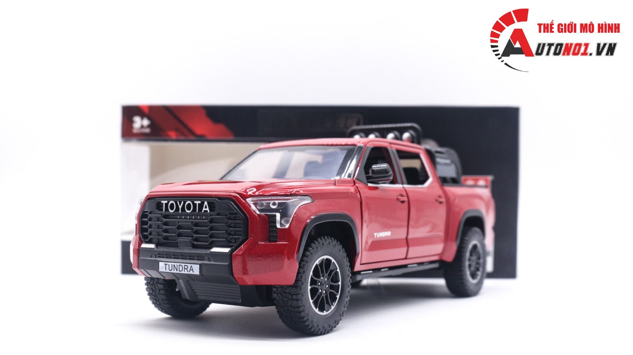  Mô hình xe bán tải Toyota Tundra TRD 4x4 1:24 Henteng model OT157 