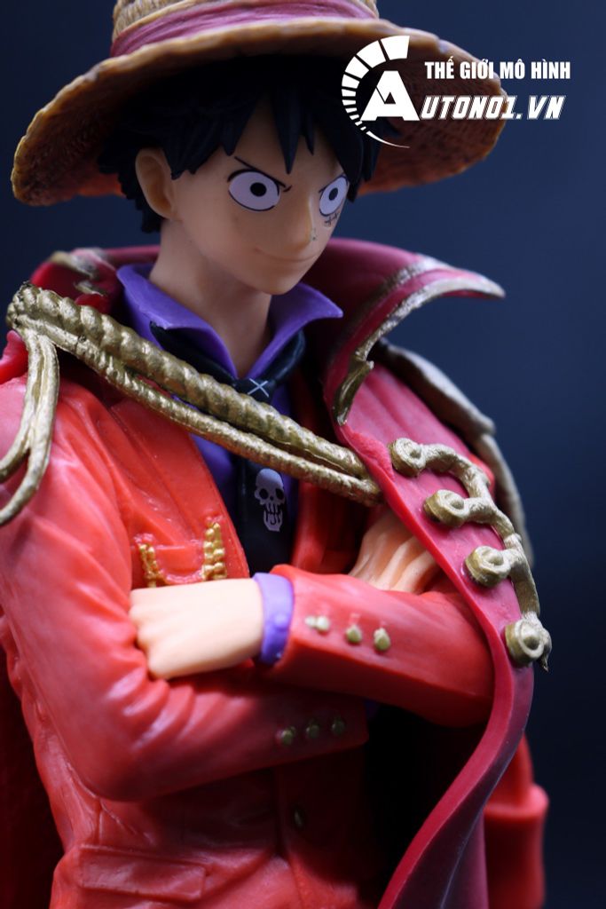 MÔ HÌNH NHÂN VẬT ONEPEICE LUFFY ÁO CHOÀNG 26CM