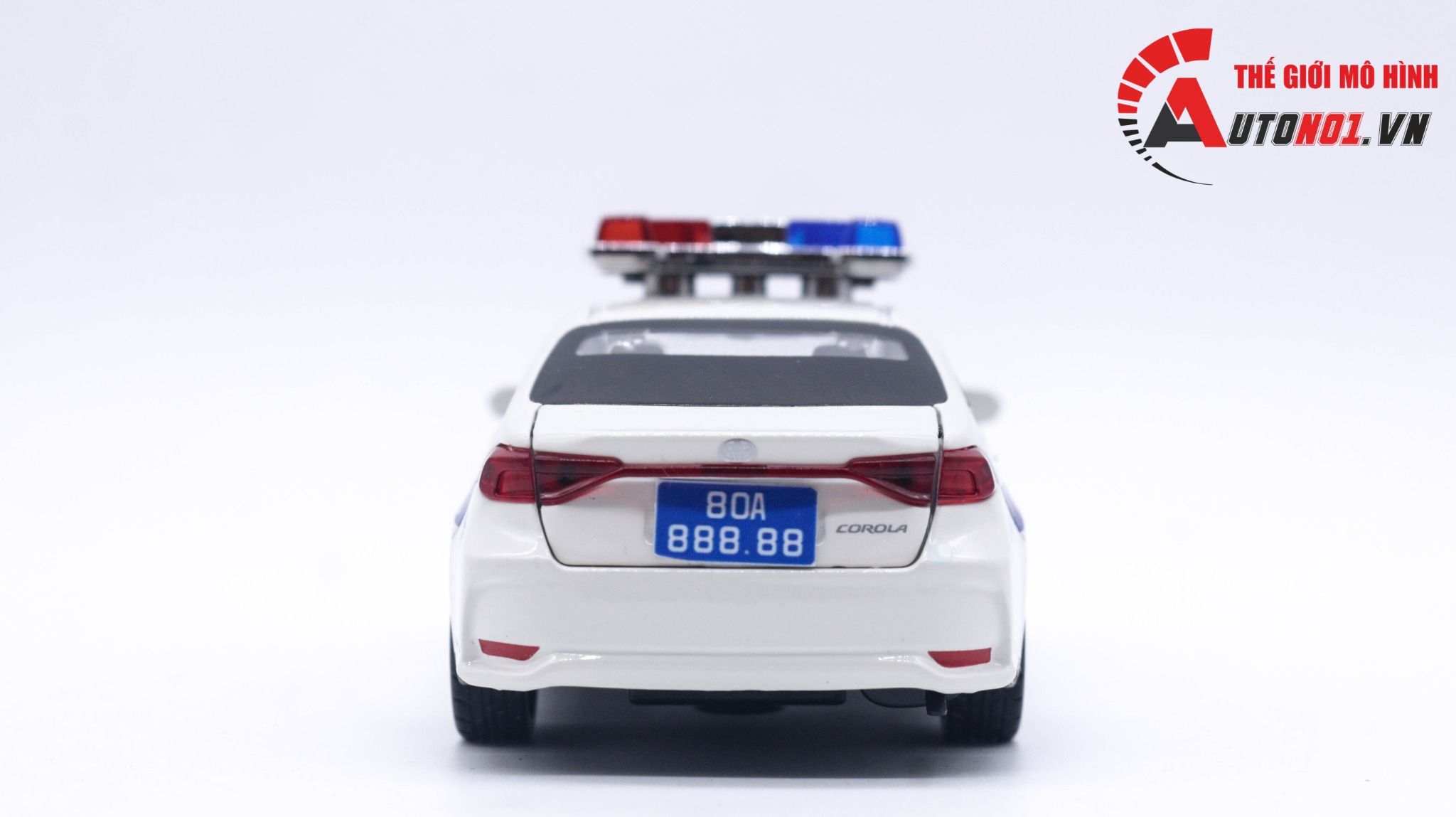 Mô hình xe ô tô độ CSGT Toyota Corolla Altis 2022 full open 1:32 Che Zhi Autono1 OT130