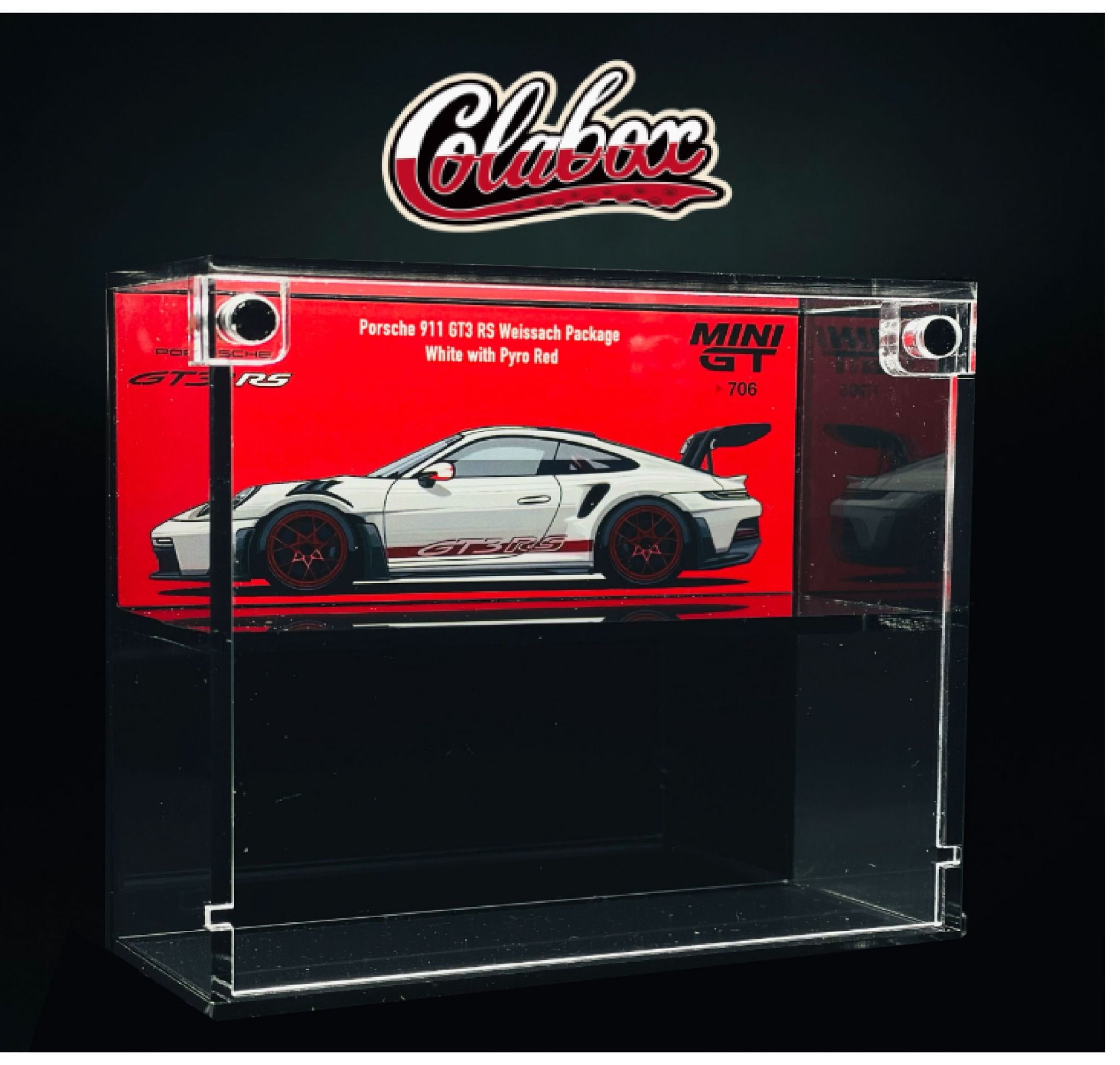 Hộp trưng bày mica các dòng xe MiniGT có khung ảnh tỉ lệ 1:64 Colabox PKC