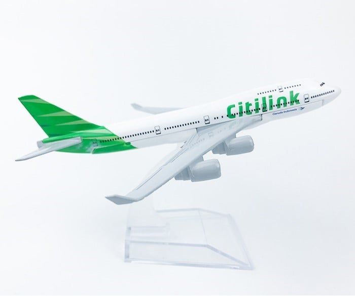 Mô hình máy bay Indonesia Citilink Airways Boeing B747 16cm MB16030