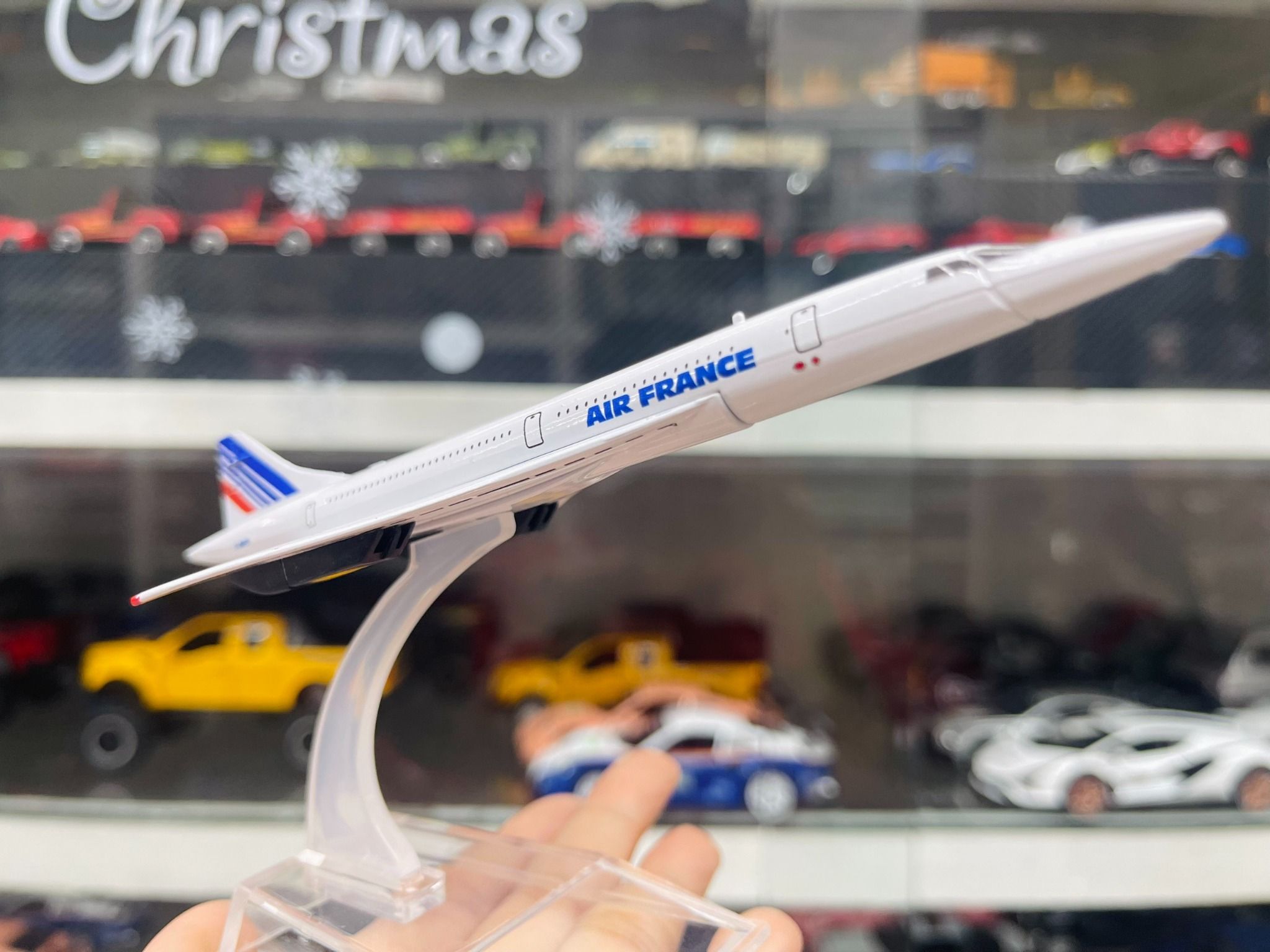 Mô hình máy bay phản lực Concorde Air France 16cm MB16162