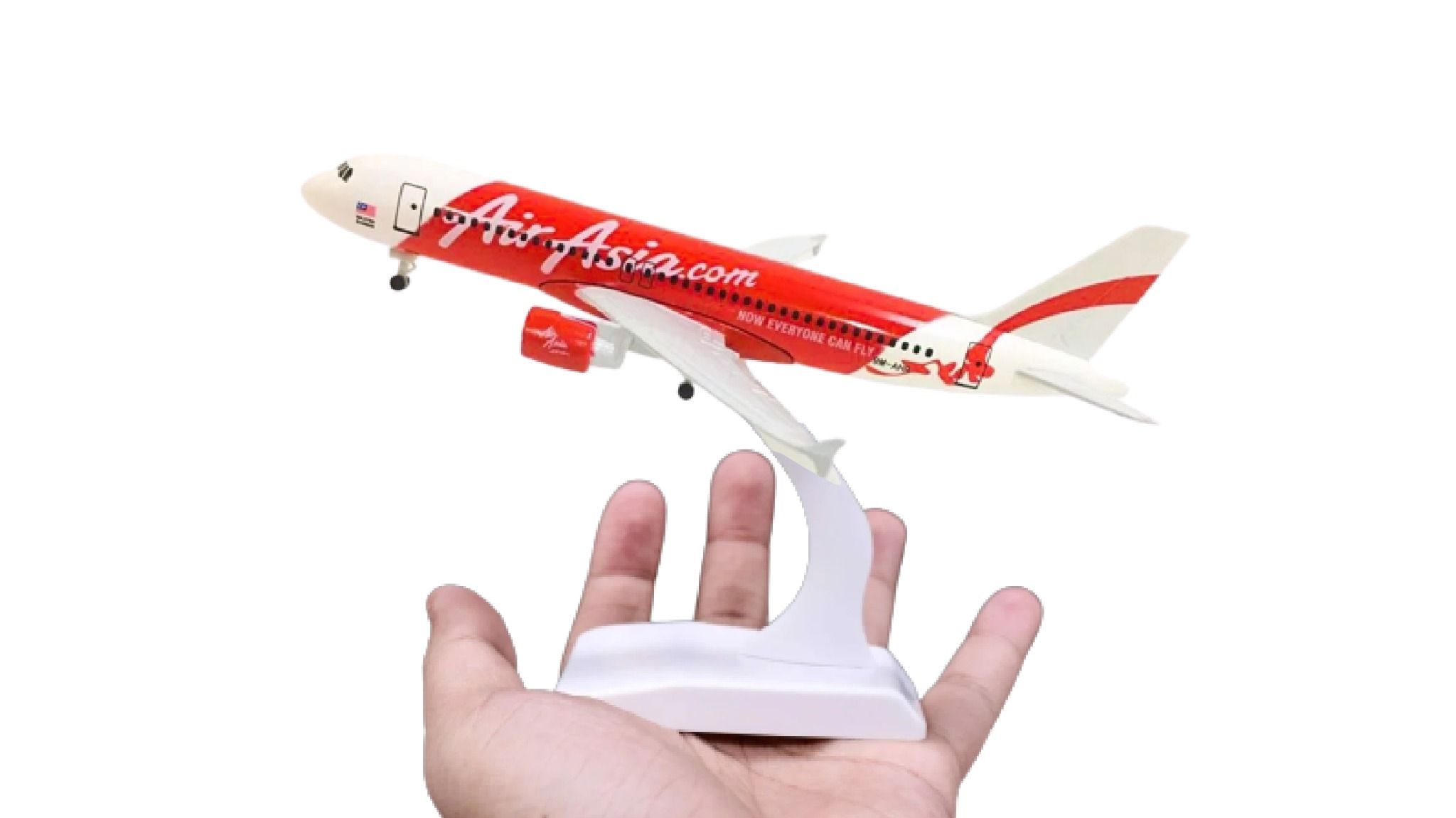  Mô hình máy bay Air Asia Airbus A320 20cm MB20002 