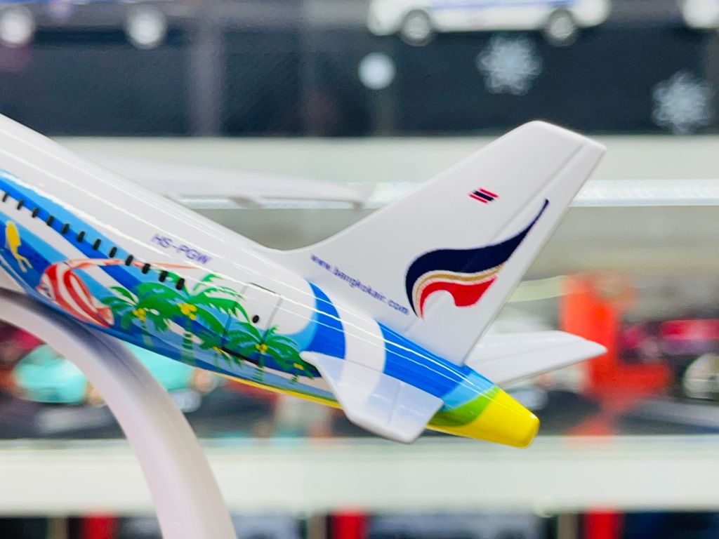 Mô hình máy bay Bangkok Air HS-PGW Airbus A320 20cm MB20005