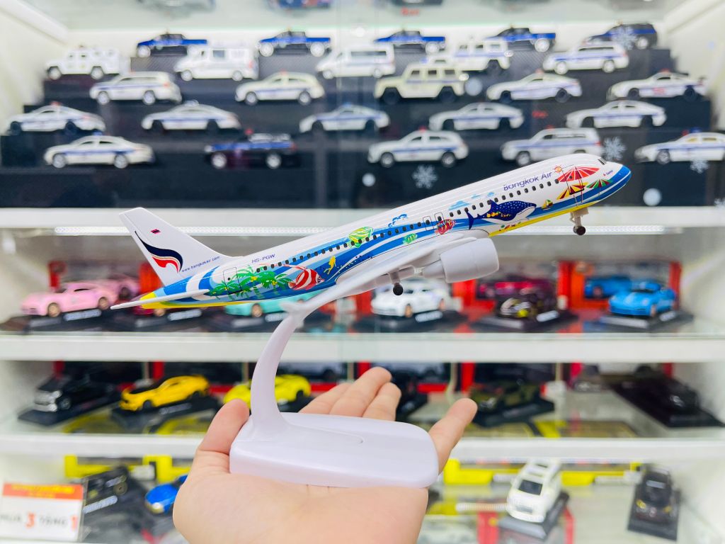 Mô hình máy bay Bangkok Air HS-PGW Airbus A320 20cm MB20005