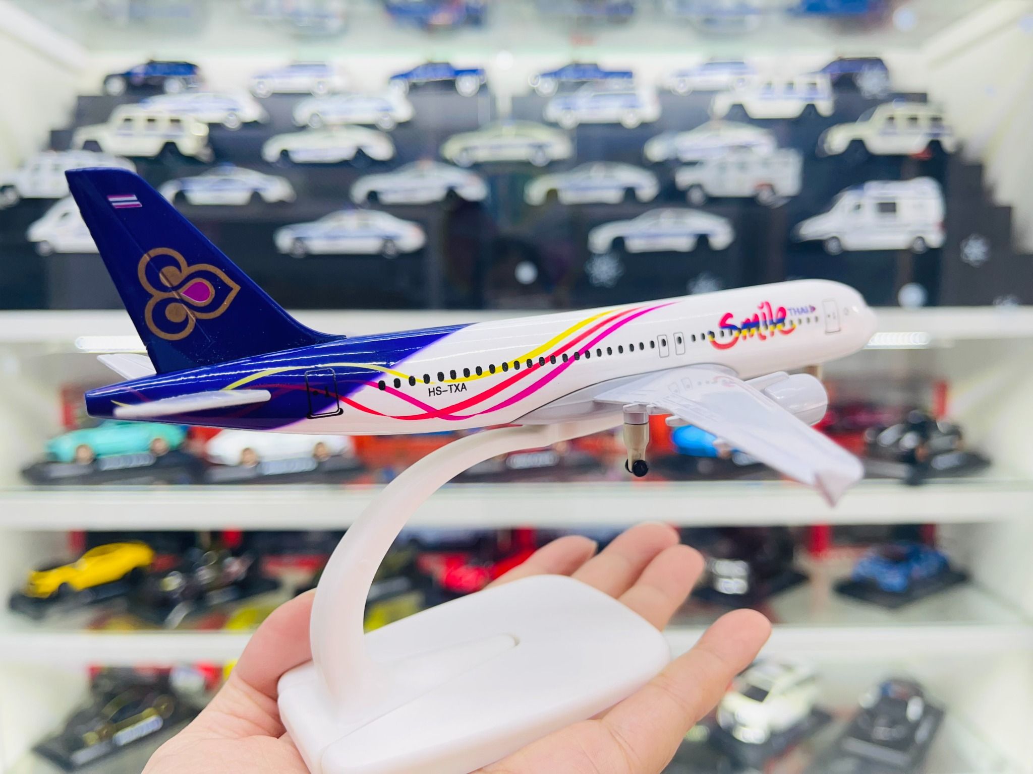 Mô hình máy bay Thai Smile Airbus A320-232 20cm MB20007